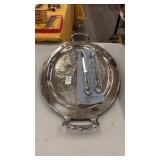 Oneida Silverplate Serving Tray and Carving Set