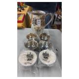 Reed & Barton Paul Revere Desert Cups and Pitcher