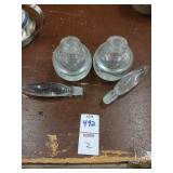 Vintage ground stopper perfume bottle lot