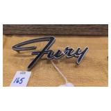 Plymouth fury emblem