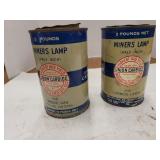 Union Carbide cans 2 pounds empty