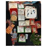 Vintage Christmas ornament lot