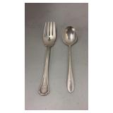Sterling Silver Spoon and Fork 47 Grams