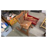 Childrenï¿½s Rocker and Footrest