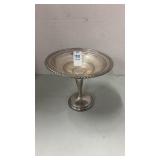Sterling Silver Weighted Candy Dish 302 Grams