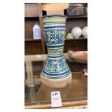 Flared Bottom Pottery Vase