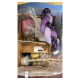 Box of Easter decorations