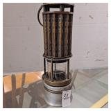 Vintage Wolf Miners Flame Safety Lamp Made In NY