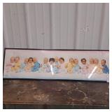 The Kodak Colorama Babies. poster with 15 babies.