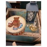 Home decor lot, solar light, Baldwin brass