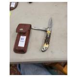 Uncle Henry knife and sheath Sharade U.S.A. 227