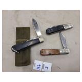 Barlow Russell &Camillus knives