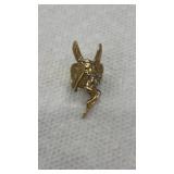 Sterling Silver .925 Marked Angel Ring