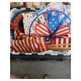 Patriotic decor lot