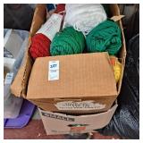 Two boxes of yarn
