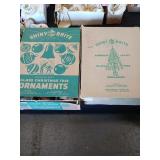 Vintage ornament lot in 2 Shiny Brite boxes