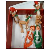 Annalee elves and reindeer