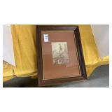 Framed Arabesque Lithograph Print