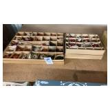 Lot of Vintage Ornaments around an 1" diameter