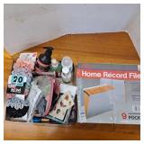 Home Record File hair scrunchies,other assorted