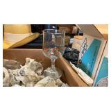 Box of Christmas Wine Glasses