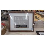 3 11 x 14 wooden / glass picture frames