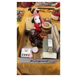 Tray Lot of Timers, Flashlight, Tins and More