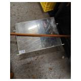 Misc lot, storage, vintage cane with possible