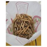 Wooden clothes pins