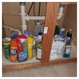 Windex, pledge, Murphy oil ,other assorted
