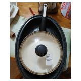 Green pan and small roaster