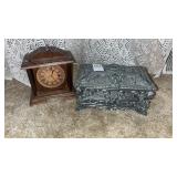 Wooden Clock Coasters and Vintage Metal Jewelry