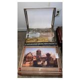 Two Tin German Candle Boxes