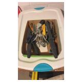 Lot of Scissors, Knives, etc