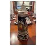 Vintage German Music Box Beer Stein