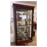 Sliding Locking Display Cabinet W Key 40x76x15