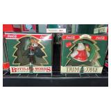 2 Coca-Cola Collectible Ornaments and Enesco