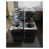 Vintage metal canister set