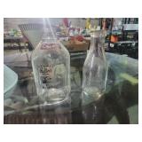 2 milk bottles