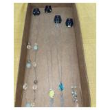 Paparazzi necklaces with earrings sets- lot of 4