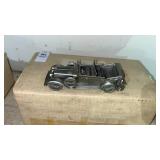 Pewter Car Model 1928 Lincoln Convertible