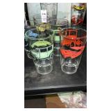 Vintage Ford Drinking Glasses 5pc
