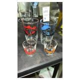 Vintage Car Drinking Glasses