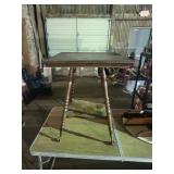 Vintage table with claw feet