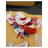 Doll clothes valentines lot