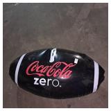 Large, inflatable Coca-Cola Zero football