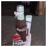 Coca cola Antique, Bottom Heavy, Lighted Display.