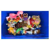 Tote of Assorted Plushes