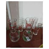 Vintage drinking glass lot
