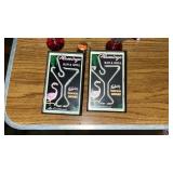 Flamingo Plug In Lights and Drinking Glasses